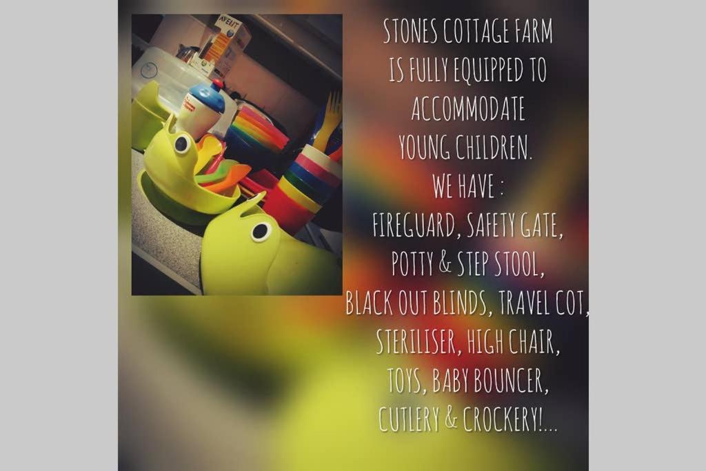 Stones Cottage Farm, Nr Haworth, Family Friendly, Work Friendly, Gaming Barn, Crafting, Free Wifi, Free Parking, Ev Point Oxenhope المظهر الخارجي الصورة