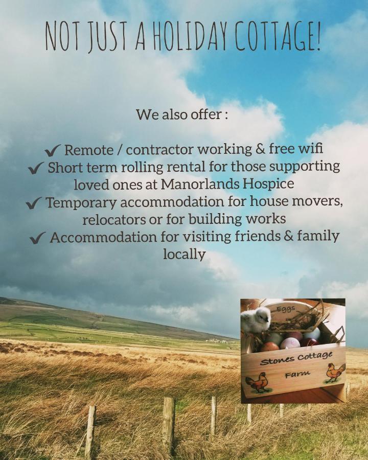 Stones Cottage Farm, Nr Haworth, Family Friendly, Work Friendly, Gaming Barn, Crafting, Free Wifi, Free Parking, Ev Point Oxenhope المظهر الخارجي الصورة